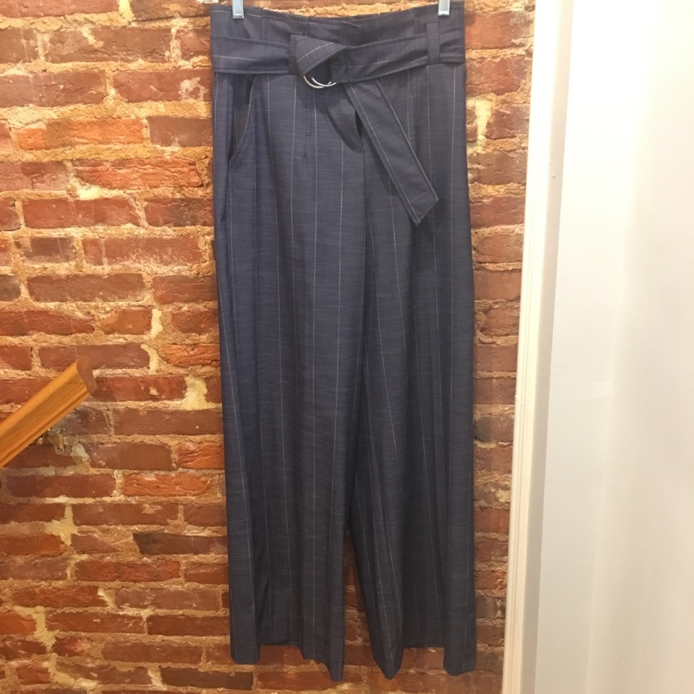 NY&Co Paper Bag Style Palazzo Wide Leg Pants